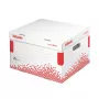 Contenedor de archivo Esselte Speedbox FSC® Medium, rojo, blanco, 430 g, 325 x 367 x 263 mm