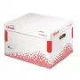 Contenedor de archivo Esselte Speedbox FSC® LAF, rojo, blanco, 500 g, 334 x 392 x 301 mm