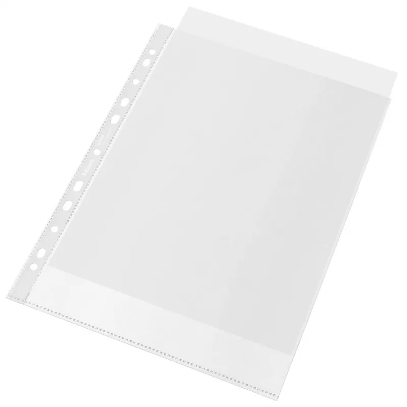 Esselte funda reciclada A4, 210 x 297 mm (A4), transparente, polipropileno (PP), mate, apertura superior, 0,07 mm