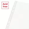 Esselte funda reciclada A5, 150 x 210 mm (A5), transparente, polipropileno (PP), horizontal/vertical, apertura superior, 0,07 mm