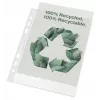 Esselte funda reciclada A5, 150 x 210 mm (A5), transparente, polipropileno (PP), horizontal/vertical, apertura superior, 0,07 mm
