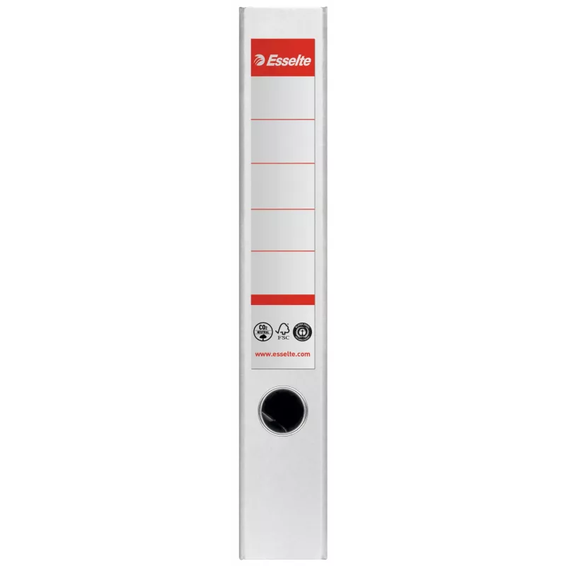Esselte archivador No.1, cartón 100% reciclado, A4, almacenamiento, cartón, blanco, 350 hojas, 80 g/m²