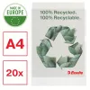 Esselte carpeta reciclada A4, carpeta de proyecto, A4, polipropileno (PP), transparente, vertical, 220 mm