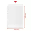 Esselte funda reciclada A4, 210 x 297 mm (A4), transparente, polipropileno (PP), vertical, apertura superior, 0,07 mm