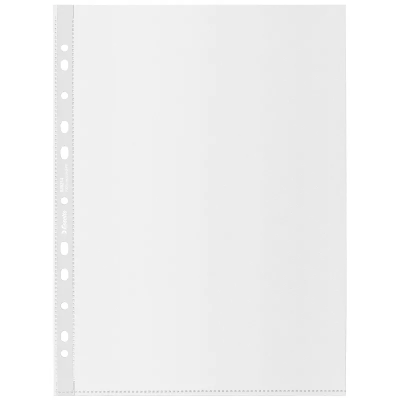 Esselte funda reciclada A4, 210 x 297 mm (A4), transparente, polipropileno (PP), vertical, apertura superior, 0,07 mm