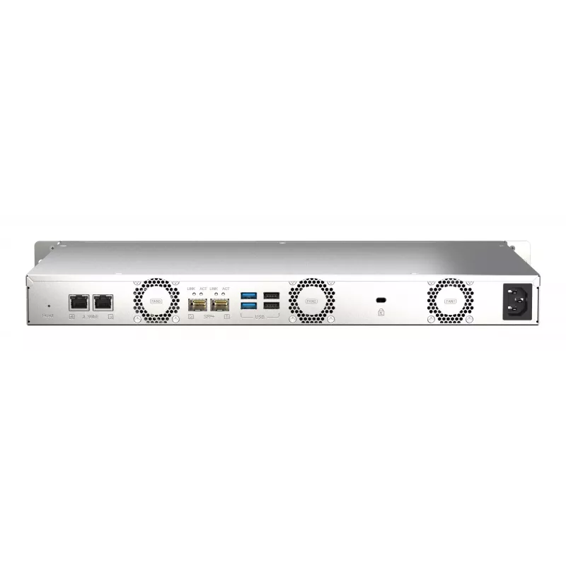 QNAP TS-435XeU NAS rack (1U) Marvell CN9131 4 GB DDR4 4 TB HDD QNAP QTS negro, gris