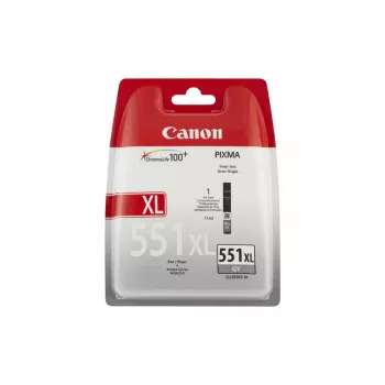 Canon CLI-551XL GY w/sec cartucho de tinta 1 ud. original alto (XL) rendimiento gris