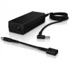 HP 90W Smart AC Adapter, portátil, interior, 90 W, portátiles HP con conectores de 4,5 mm y 7,4 mm, empresa, negro