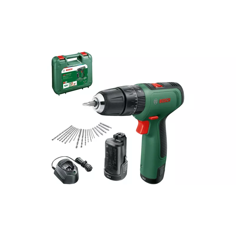 Bosch EasyImpact 1200 1500 rpm Portabrocas de cambio rápido 1,1 kg Negro, Verde