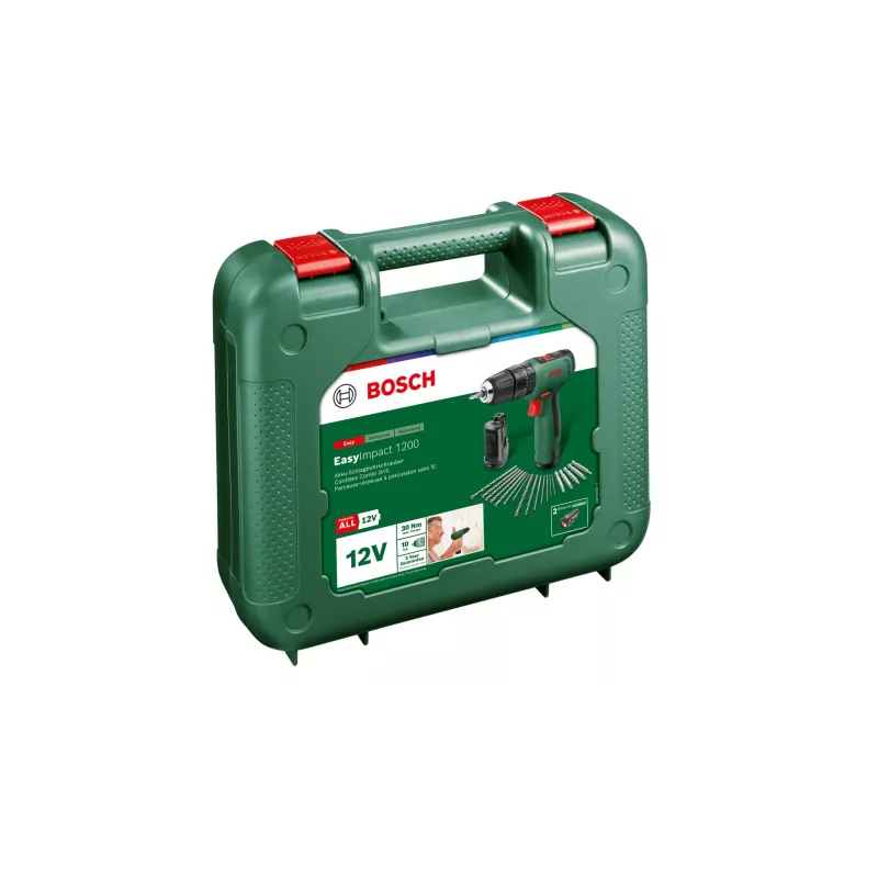 Bosch EasyImpact 1200 1500 rpm Portabrocas de cambio rápido 1,1 kg Negro, Verde