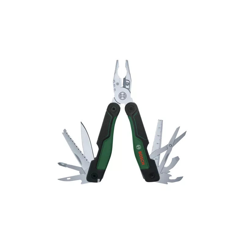 Bosch 1 600 A02 Z98 Alicates multiusos de bolsillo 16 herramientas Negro, Verde