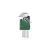 Bosch 1 600 A02 Z9C, Juego de llaves en L Torx, TX10, TX15, TX20, TX25, TX27, TX30, TX40, TX8, TX9, Verde, Plata, Acero, Plástico, 69 mm