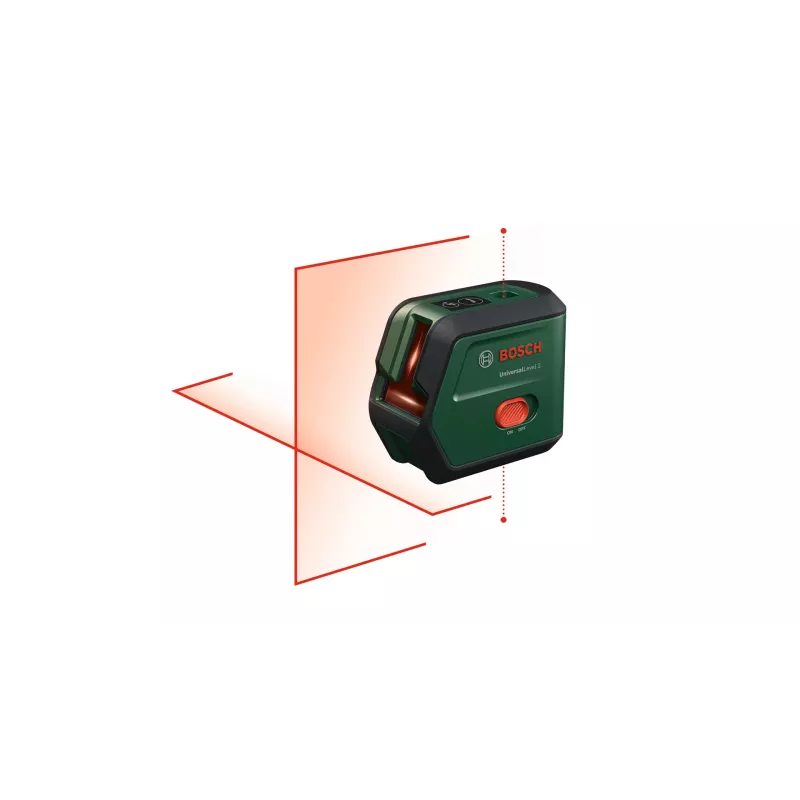 Bosch sin categorizar nivel láser de líneas 12 m 630-650 nm
