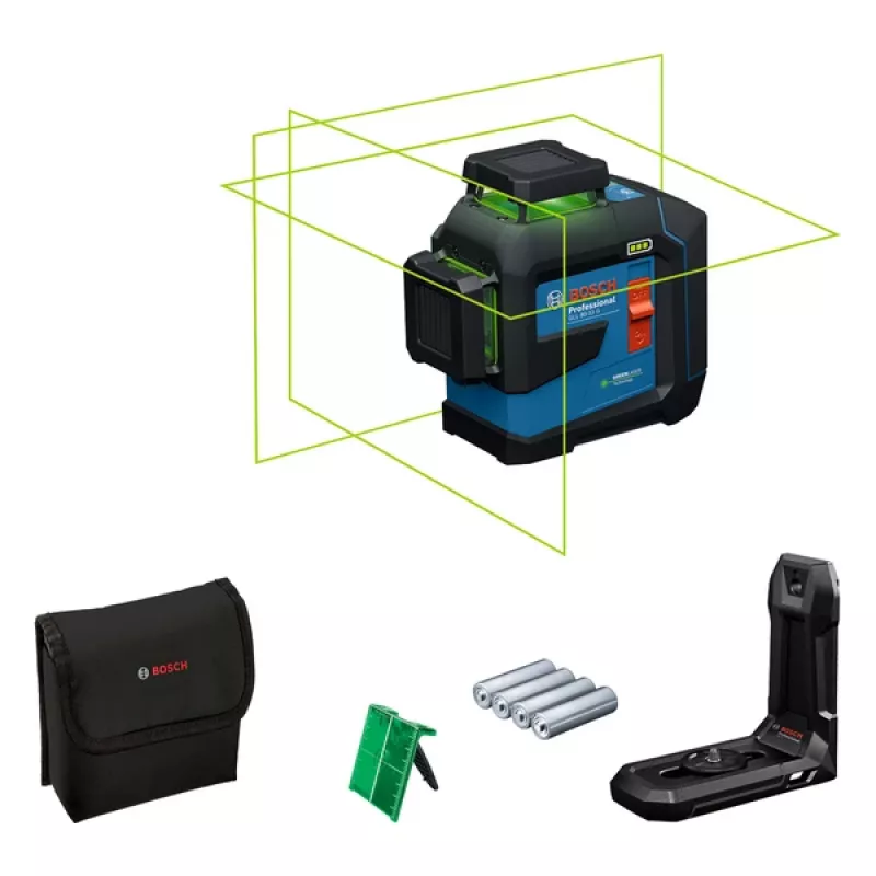 Bosch GLL 80-33 G nivel láser de líneas 30 m 500-540 nm (< 10mW)