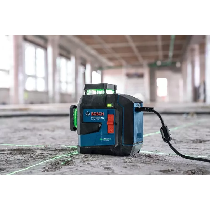 Bosch GLL 80-33 G nivel láser de líneas 30 m 500-540 nm (< 10mW)