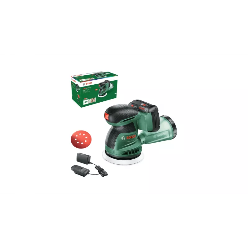 Bosch EasyOrbit 18V-10 lijadora orbital excéntrica 23000 OPM negro, verde