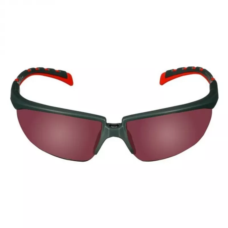 3M S2024AS-RED Gafas de seguridad Gafas protectoras Plástico Gris, Rojo