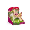 schleich BAYALA Hada Feya con unicornio pegaso, elfos solares, unicornios y hadas, 5 años, multicolor, plástico