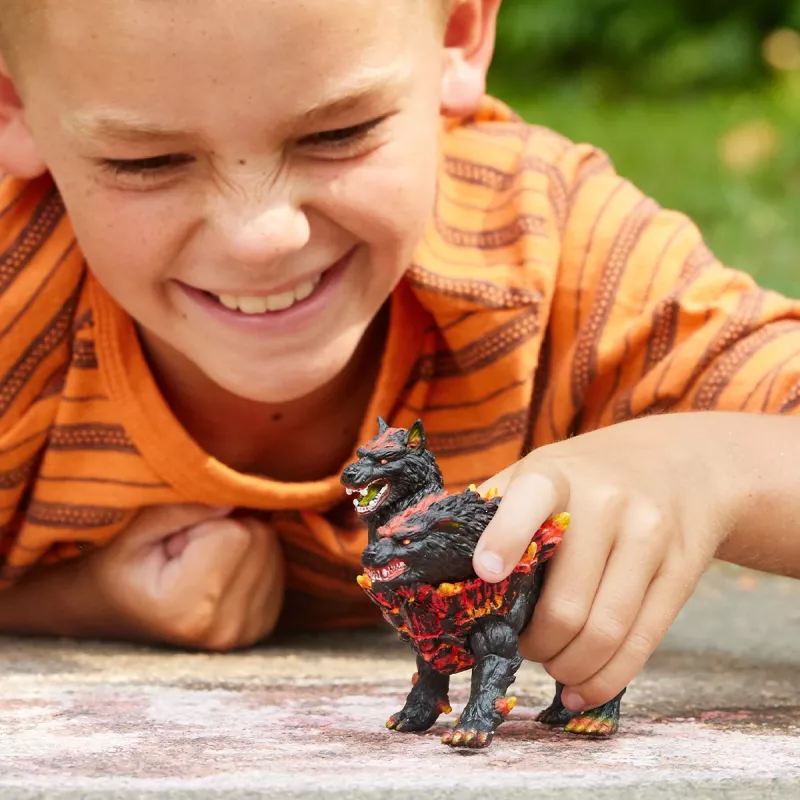 schleich ELDRADOR CREATURES Perro infernal, 7 años, mundo de lava, monstruos y dragones, multicolor, plástico, 1 ud.