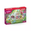 schleich BAYALA Casa de flores brillante con unicornios, lago y establo