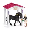 schleich HORSE CLUB Horse Box con Tori y Princess, cuadra, caballos, 5 años, multicolor, plástico