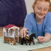 schleich HORSE CLUB Horse Box con Tori y Princess, cuadra, caballos, 5 años, multicolor, plástico