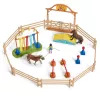 schleich Entrenamiento de agility para pony, agility, animales de granja/juguete de granja, 3 años, multicolor, plástico