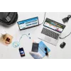 HP 65W USB-C fuente de alimentación de viaje fina, portátil, universal, 90 V, 47 - 63 Hz, 65 W, 20 V
