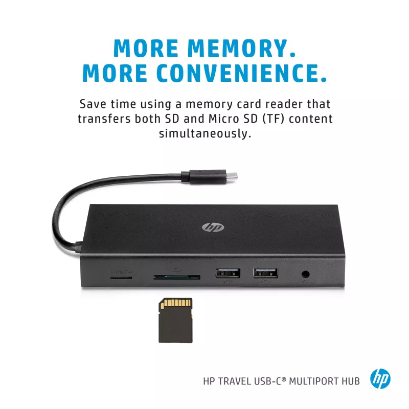 HP 65W USB-C fuente de alimentación de viaje fina, portátil, universal, 90 V, 47 - 63 Hz, 65 W, 20 V