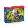 Set de juego Schleich Dinosaurs quad huida del velocirraptor