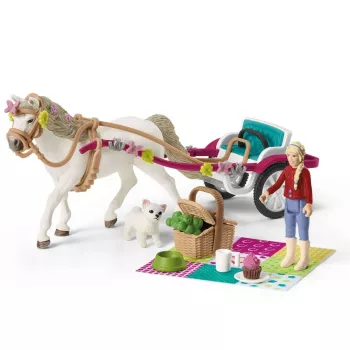 Granja Schleich HORSE CLUB pequeño carruaje para el gran espectáculo ecuestre