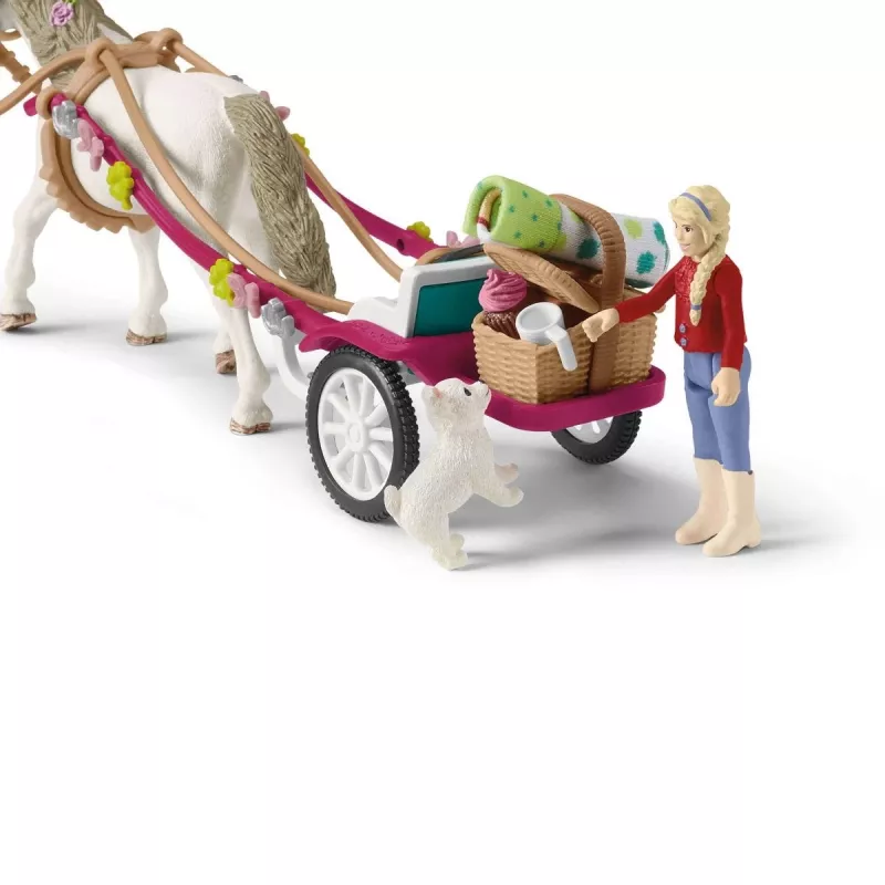 Granja Schleich HORSE CLUB pequeño carruaje para el gran espectáculo ecuestre