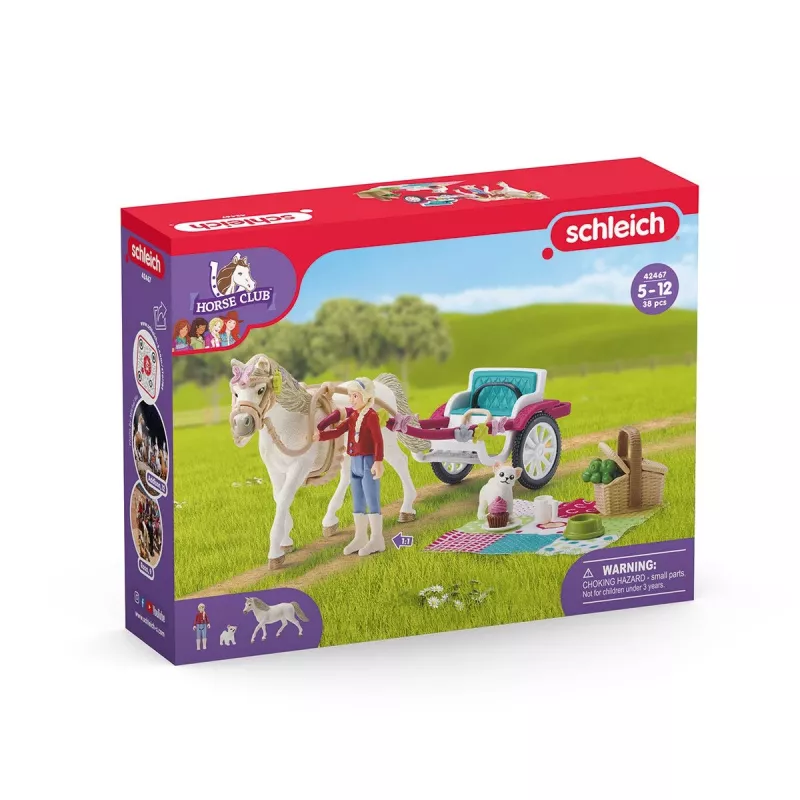 Granja Schleich HORSE CLUB pequeño carruaje para el gran espectáculo ecuestre