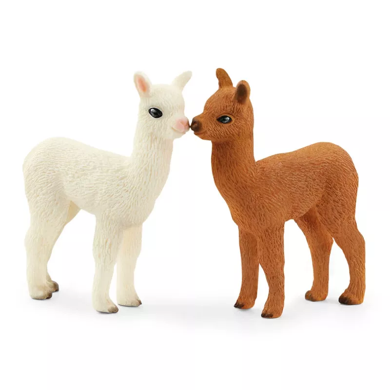 schleich WILD LIFE set de alpaca, 3 año(s), Wild Life, Marrón, Verde, Blanco, 3 uds.