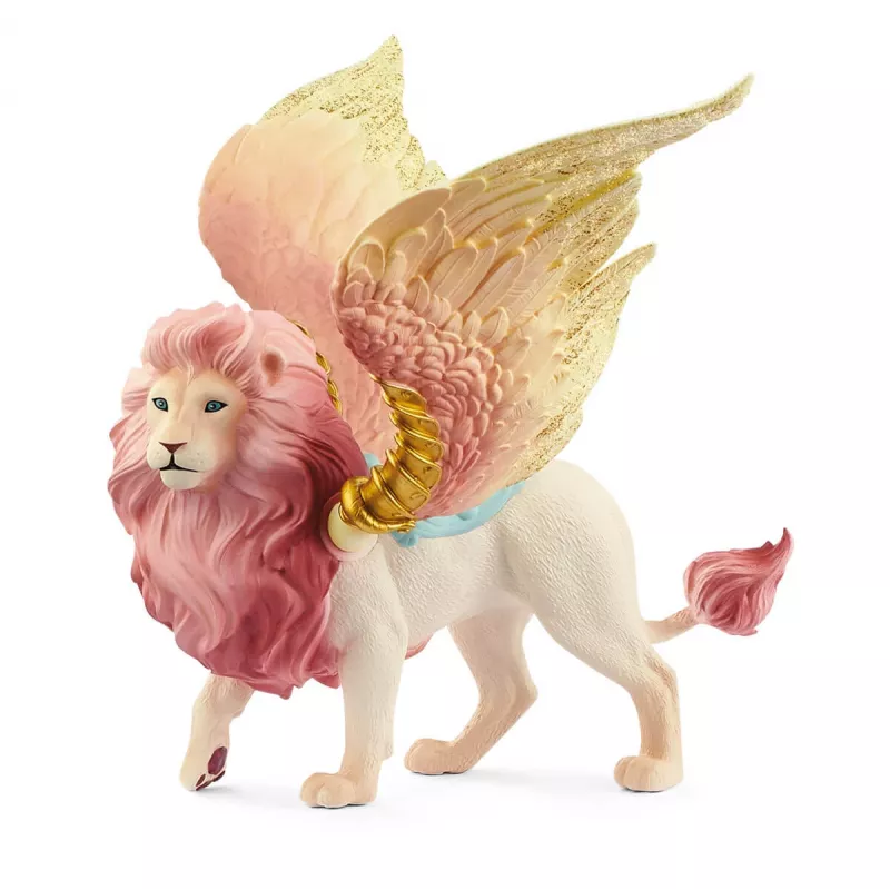 Figura Schleich BAYALA hada volando sobre león alado