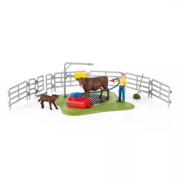Granja Schleich FARM WORLD Happy Cow Wash