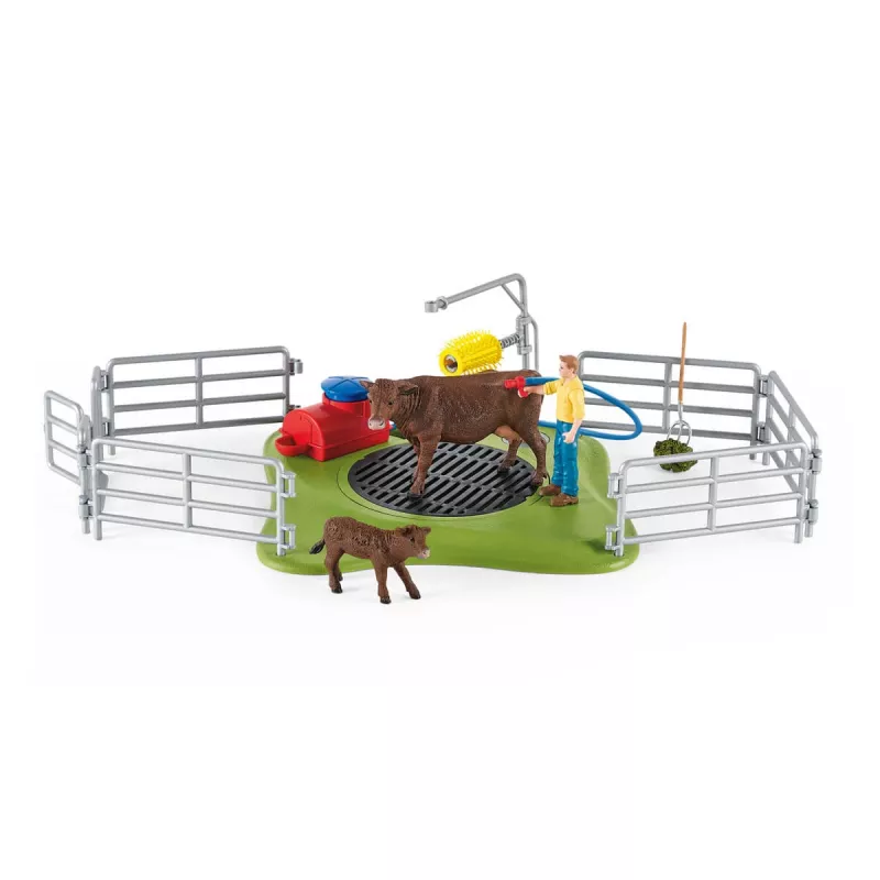 Granja Schleich FARM WORLD Happy Cow Wash