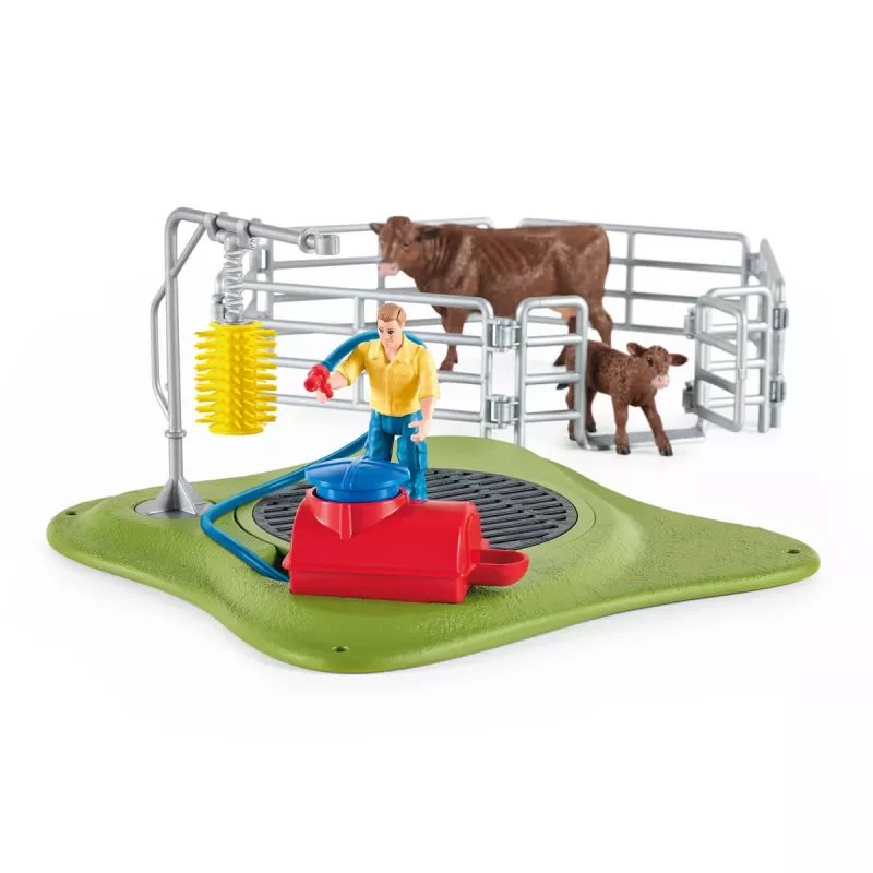 Granja Schleich FARM WORLD Happy Cow Wash