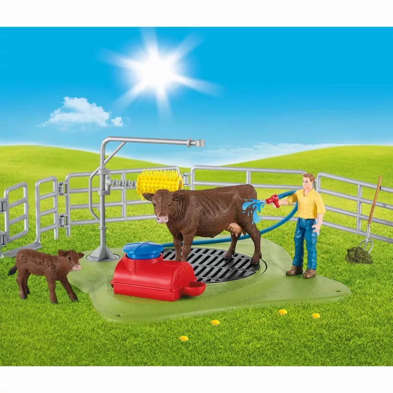 Granja Schleich FARM WORLD Happy Cow Wash