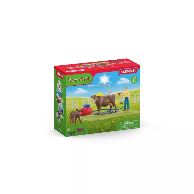 Granja Schleich FARM WORLD Happy Cow Wash