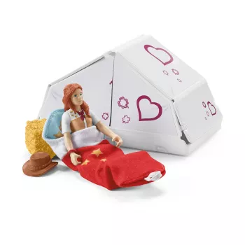 Acción/aventura Schleich HORSE CLUB aventuras a caballo con coche y remolque