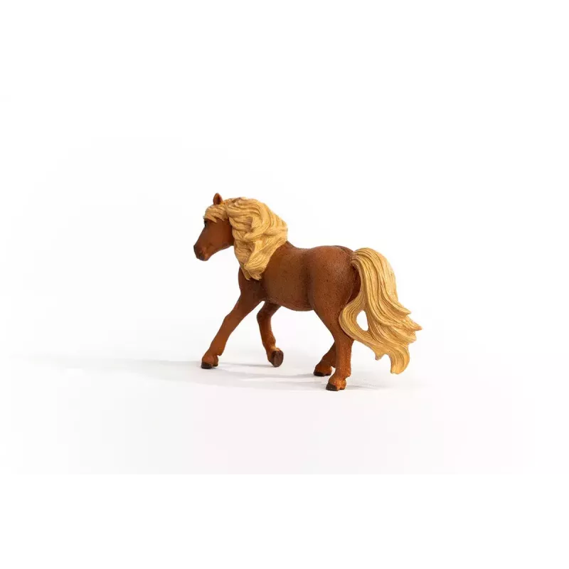 Figura de caballo Schleich caballo islandés semental Marrón 13943S