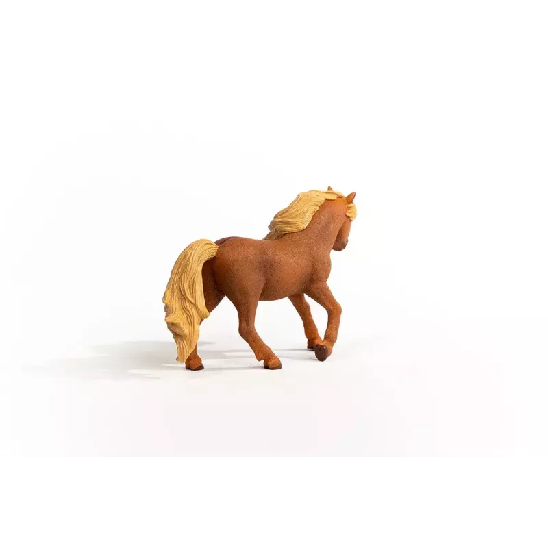 Figura de caballo Schleich caballo islandés semental Marrón 13943S