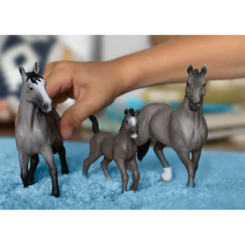 schleich HORSE CLUB yegua Selle Français negro gris 13955S