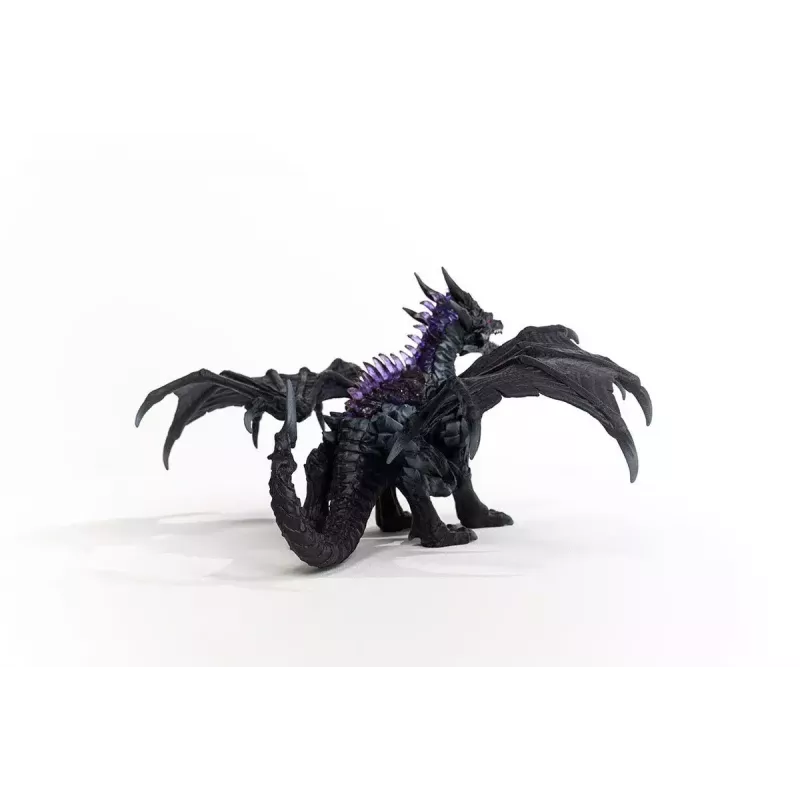 Juguete Schleich ELDRADOR CREATURES dragón de las sombras Negro Morado 70152
