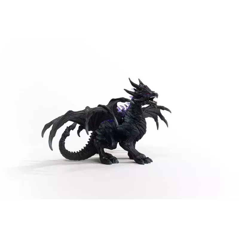 Juguete Schleich ELDRADOR CREATURES dragón de las sombras Negro Morado 70152