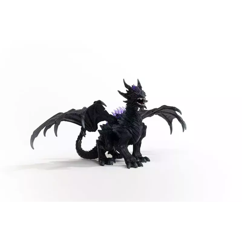 Juguete Schleich ELDRADOR CREATURES dragón de las sombras Negro Morado 70152