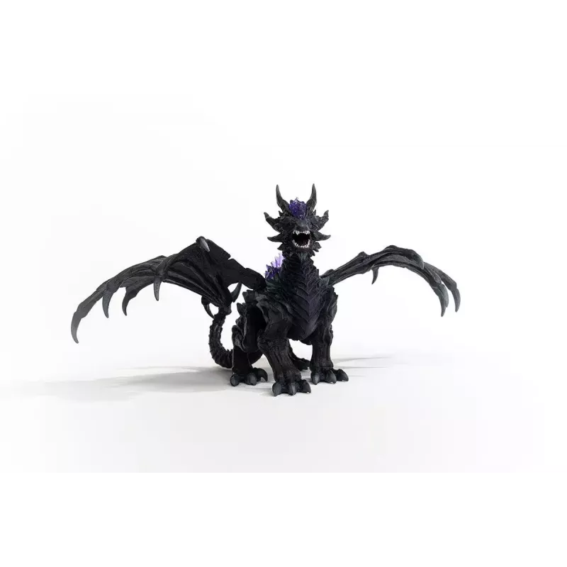 Juguete Schleich ELDRADOR CREATURES dragón de las sombras Negro Morado 70152