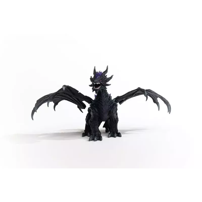 Juguete Schleich ELDRADOR CREATURES dragón de las sombras Negro Morado 70152
