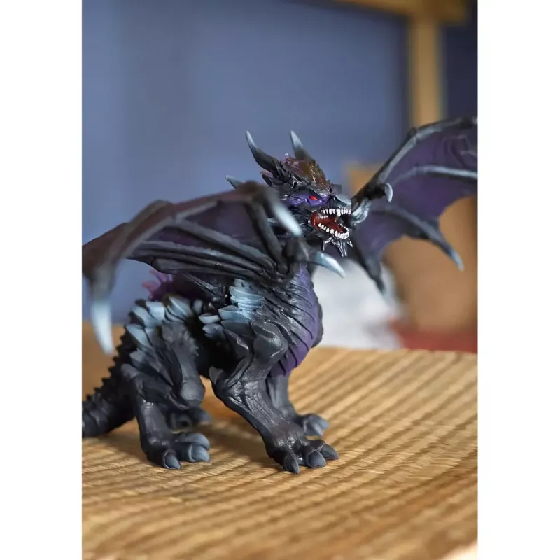 Juguete Schleich ELDRADOR CREATURES dragón de las sombras Negro Morado 70152